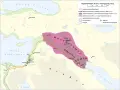 Mapa Mezopotamii, ukazująca Sumer – najstarszą cywilizację, oraz szlak wędrówki Abrahama.
