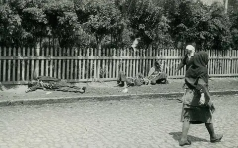 Hołodomor: zmarli na ulicy, głód i rozpacz. Ludzie umierają z głodu, a niektórzy dopuszczają się kanibalizmu, by przeżyć.